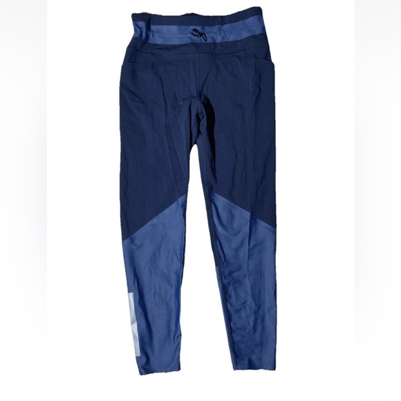 Sweaty Betty Power 7/8 Leggings High Rise Side Pocket Blue Womens Size S Active - Picture 3 of 13